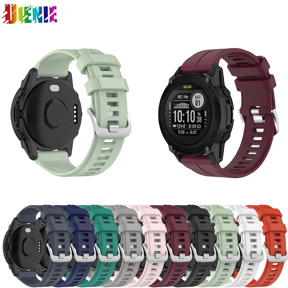 

Silicone Strap Replacement Wristband Sports Bracelet Correa Smart Watch Band For Garmin Forerunner 955/Instinct /Fenix 6/Fenix 5