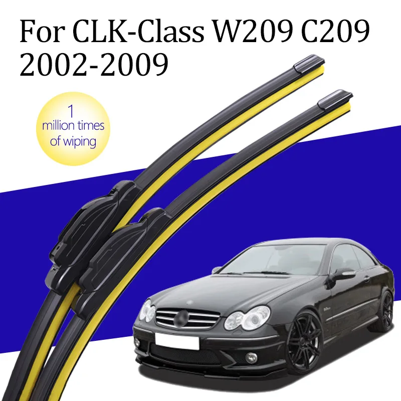 

Front Windshield Wiper For Mercedes Benz CLK-Class W209 C209 2002-2009 Car Wiper Blade Refill Window Cleaning Car Accessories