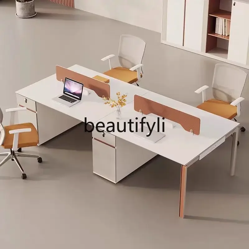 

A15 Office desks and chairs, simple modern staff space, open office card space, office furniture
