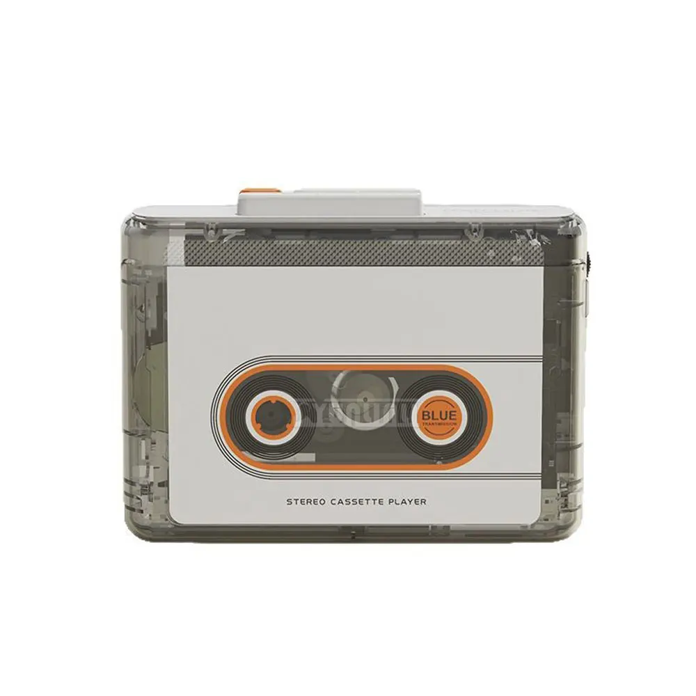 Walkman, Stereo Cassette Player, Vintage Single Tape Player with Bluetooth & Rechargeable Battery Portable