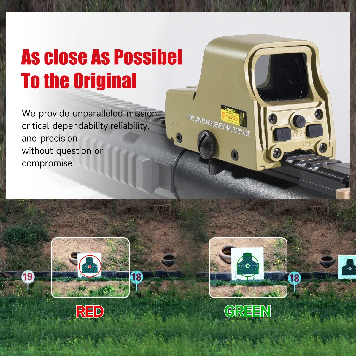 558 البصر المجسم 553 551 نطاق النقطة الحمراء 556 تكتيك الادسنس الصيد كوليماتور الأحمر الأخضر نقطة البصر 20 مللي متر الإفراج السريع جبل