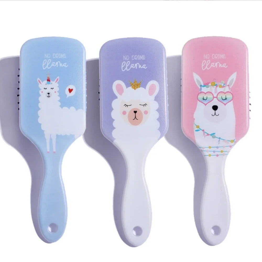 Cartoon Sheep Air Cushion Comb Tangled Hair Comb Hair Brushes Massage Anti-static Hollow Out Wet Curly Hair Brushes Styling Tool