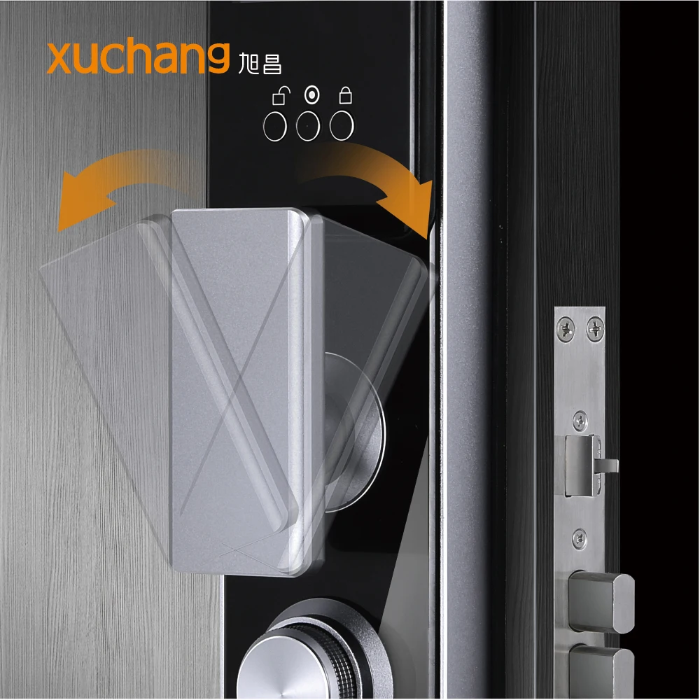 デジタルスマートドアロック電気顔認識指紋カードロック