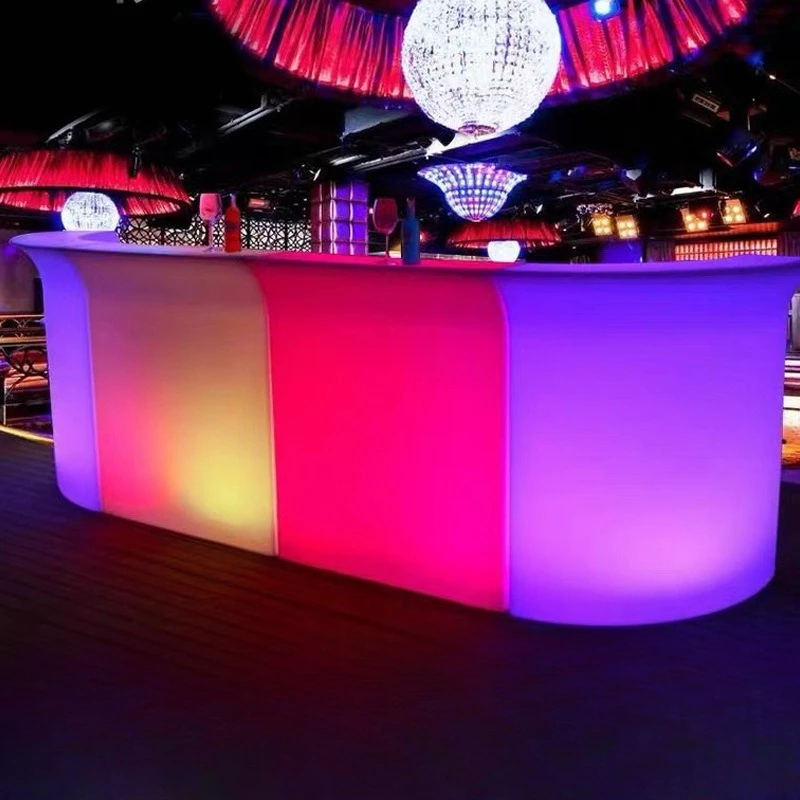 LED front desk outdoor waterproof activity bartending bar table