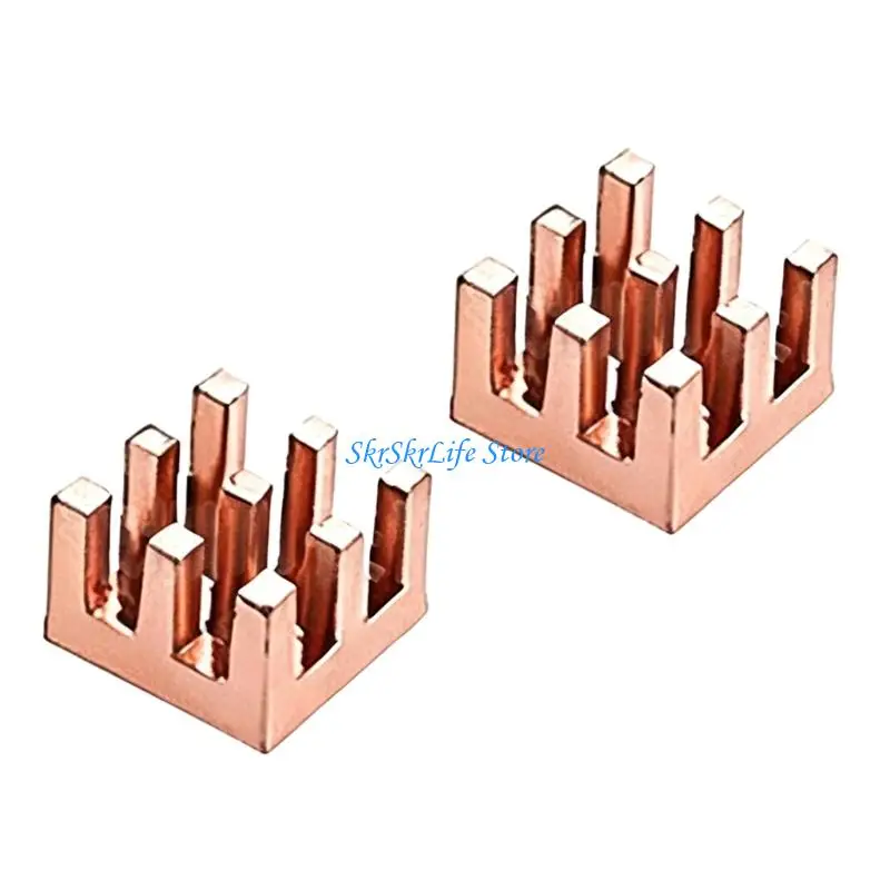 E65E 2Pcs Chip heat sink for electronics repair and board cooling