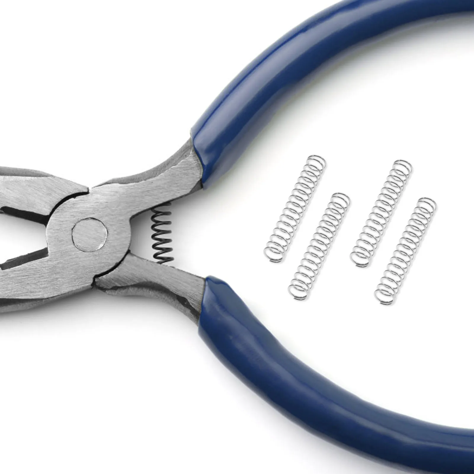 

10pcs Compression Spring 0.8Mm 304 Stainless Steel Rustproof High For Diy Home Repairs Mechanical Squared Coil Springs