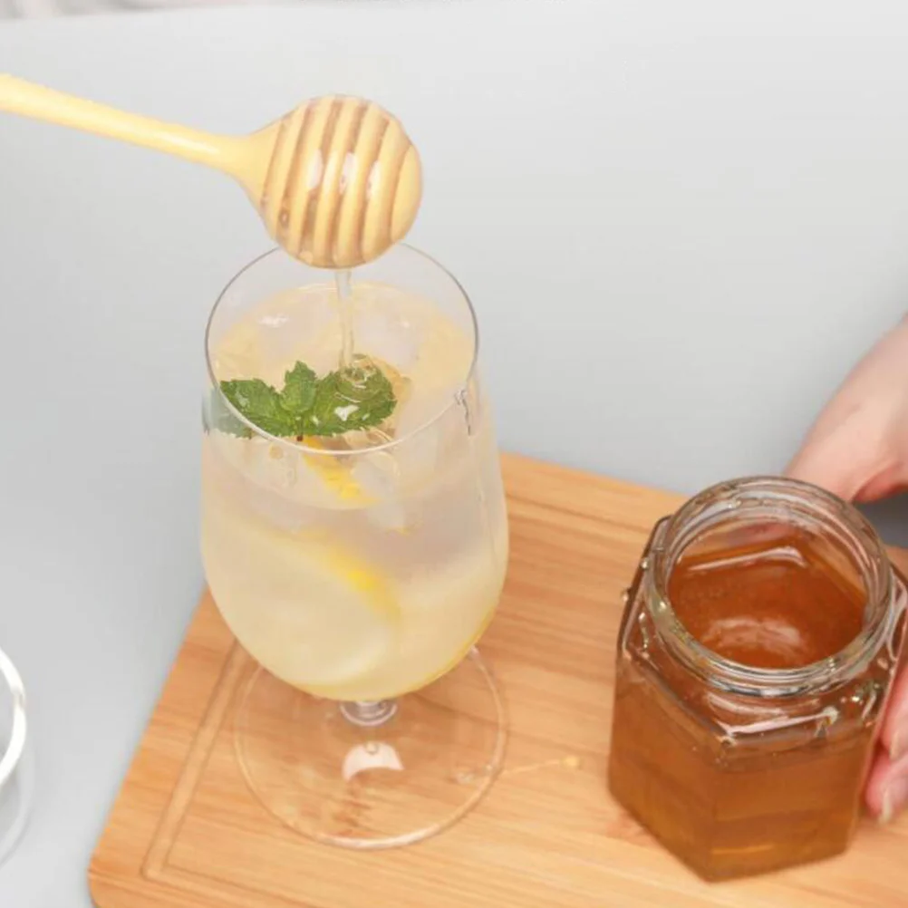 4 قطعة قضبان تحريك العسل النحل الحرفية عصا أدوات المطبخ Molasses خلاط المعجنات أدوات شراب الفاكهة اكسسوارات القهوة النمام