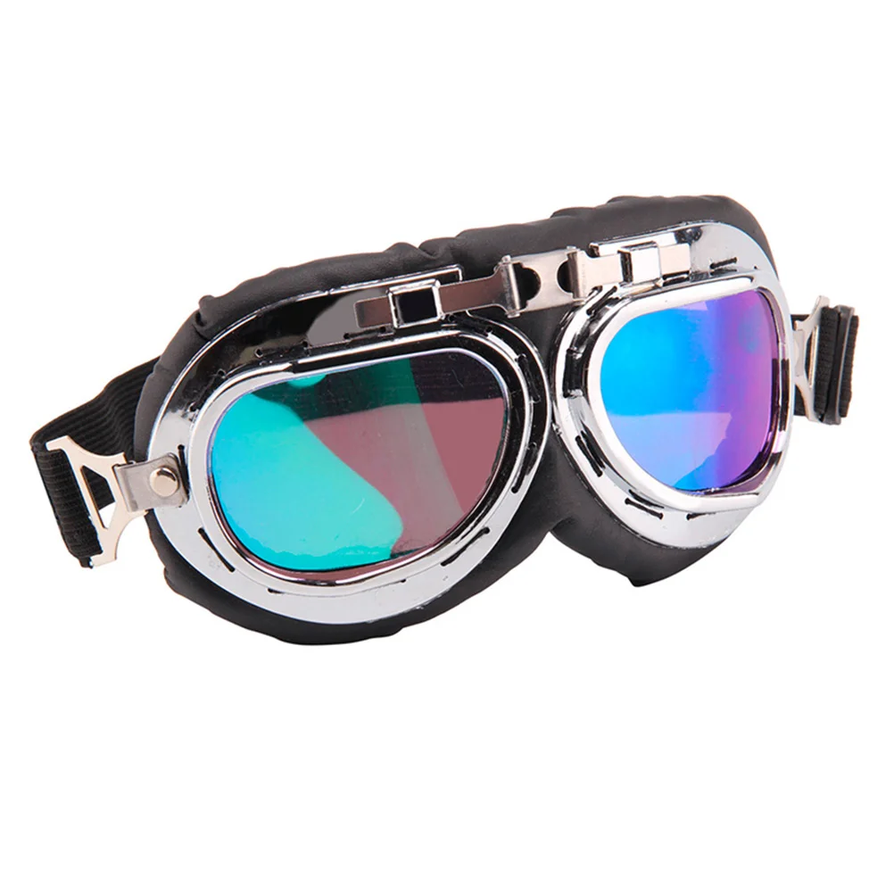 

RAF Pilot Style Motorcycle Biker Bike Biker Motocross ATV Scooter Cruisers Chopper Sun UV Goggles (Colorful