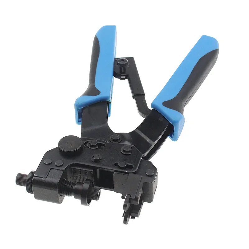 Multifunctional Coax Compression Crimper Pliers for F BNC RCA Connector RG6 RG59 CCTV Coaxial Cable Hand Crimping Repair Tool