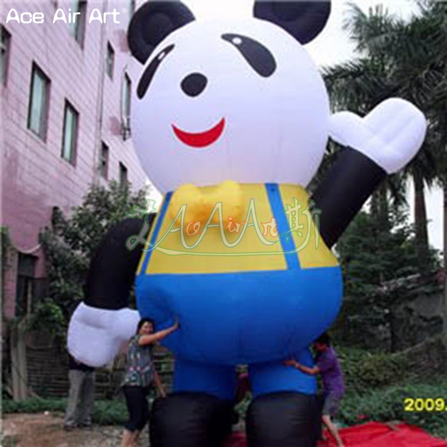 2025 Custom Inflatable Panda Model, Inflatable Animal Replica For Outdoor Large Advertising Event Party Made By Ace Air Art