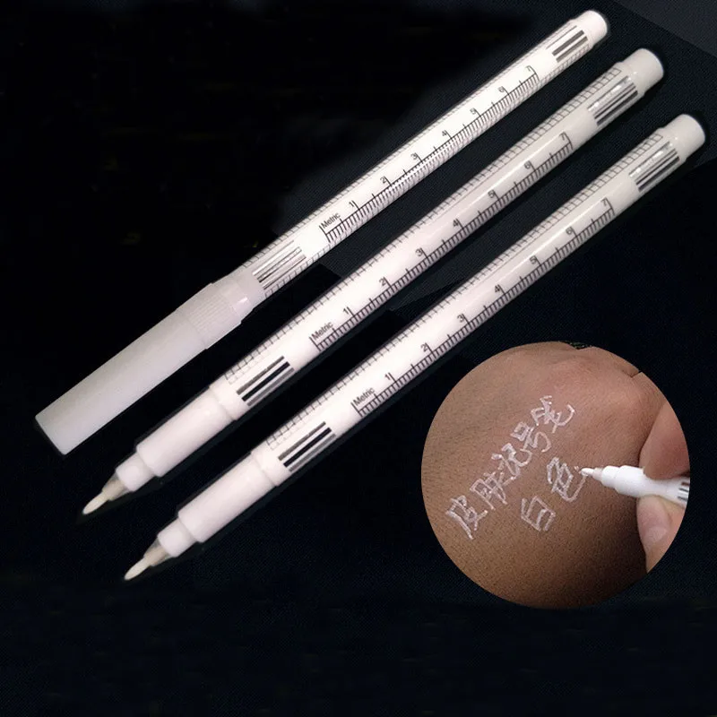 

10/5pcs Microblading Supplies Tattoo Marker Pen Permanent Makeup Accessories White Surgical Skin Marker Pen Eyebrow Scribe Tool