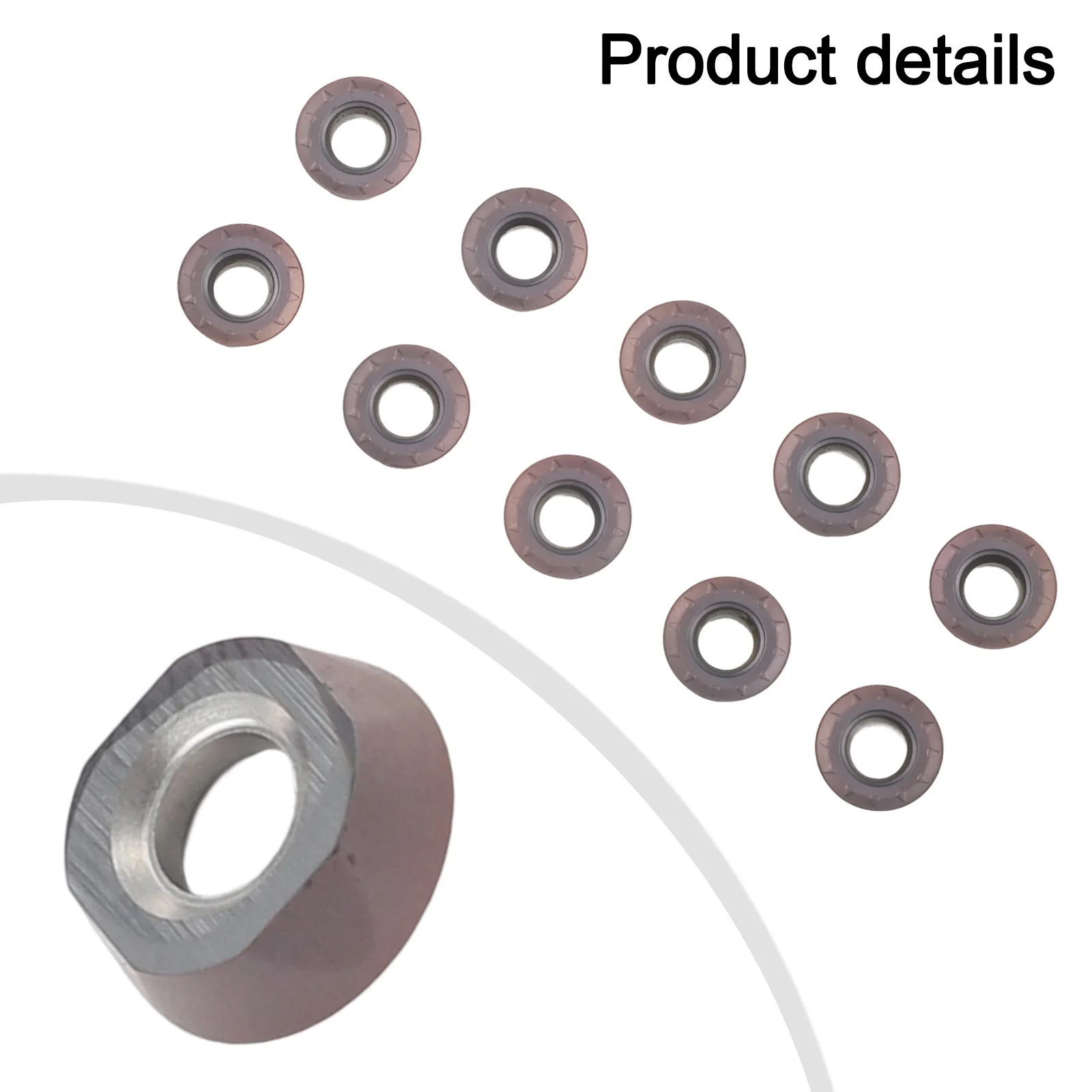 

RPMT08T2M0EJS Твердосплавное лезвие для токарного станка и фрезы для обработки стали, нержавеющей стали и чугуна