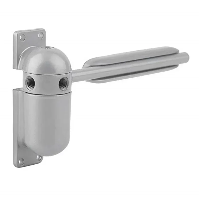Mini Automatic Spring Door Closer Adjustable Fire Rated Safety Door Stopper for Indoor Outdoor Gray