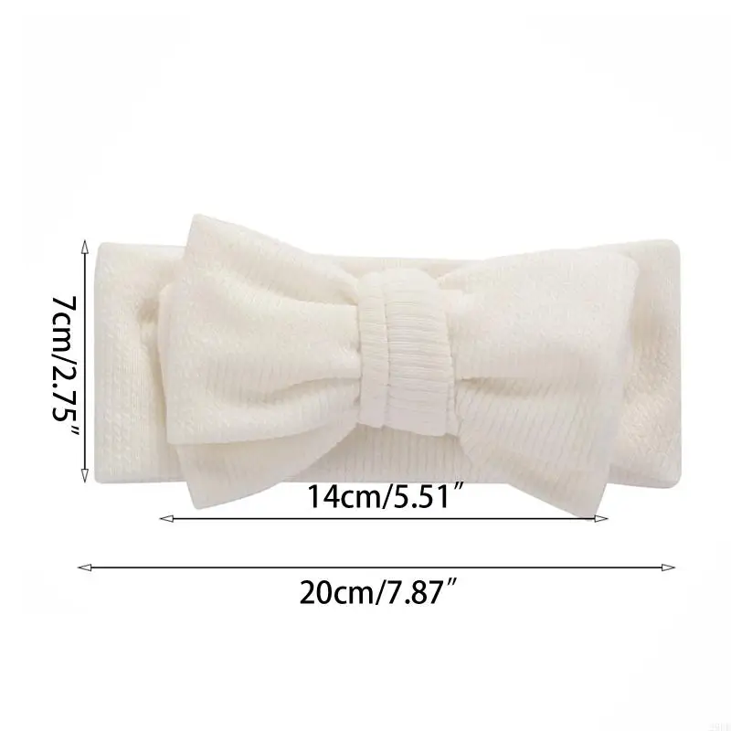 29EE Baby Headwear Bowknot Headband Newborn Hairband Large Bow Hair Accessory Unisex for Toddler Boy Girls Photoshoot Props