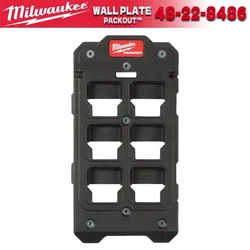 MILWAUKEE PACKOUT™ Compact Wall Plate Bearing Impact Resistance Polymer Multiple Rows Of Wall Panels Milwaukee Tool 48-22-8486