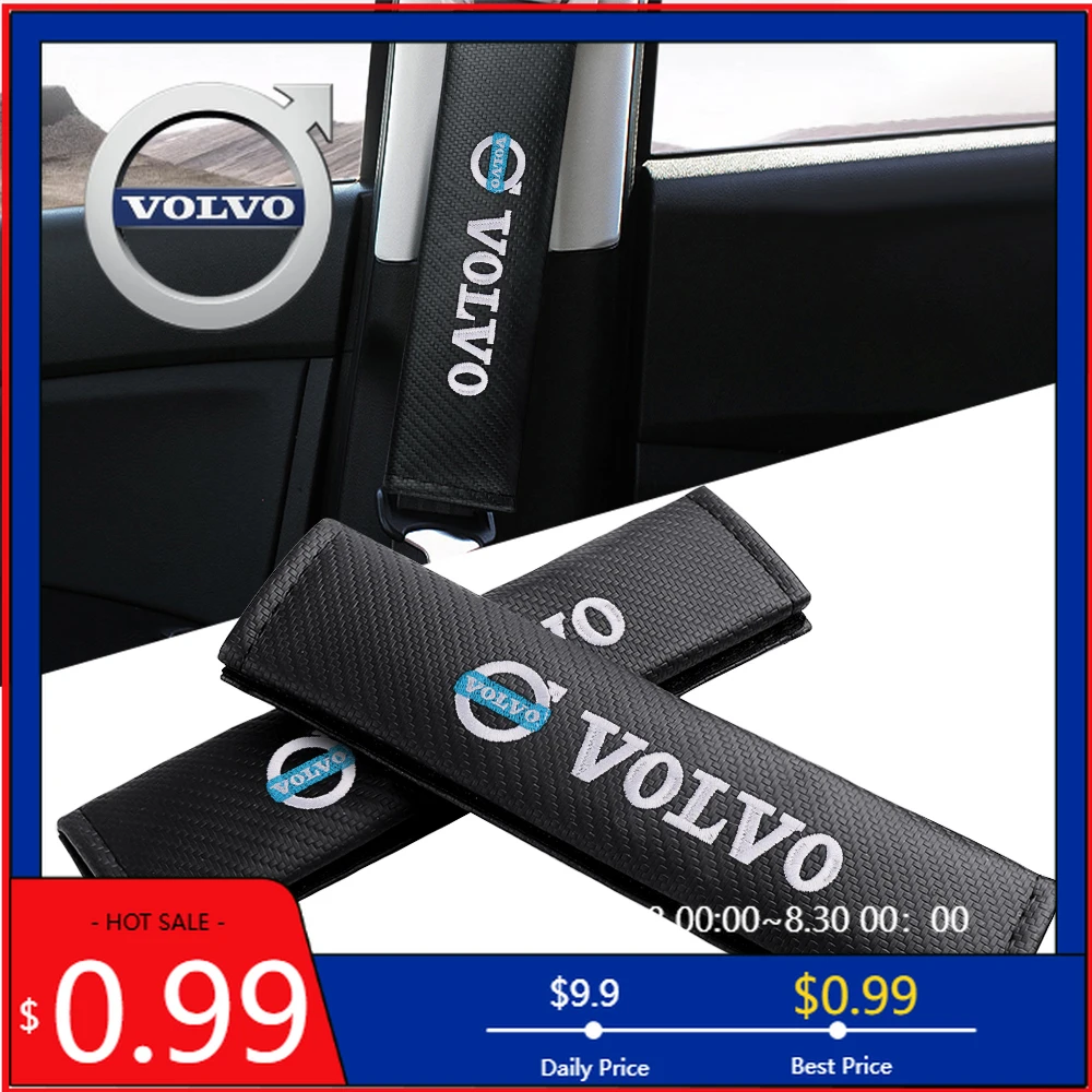 

Стайлинговые молдинги, подушка для автомобильного ремня безопасности, ремень безопасности из углеродного волокна, защитные накладки на плечи, автоаксессуары для Volvo RDESIGN XC60