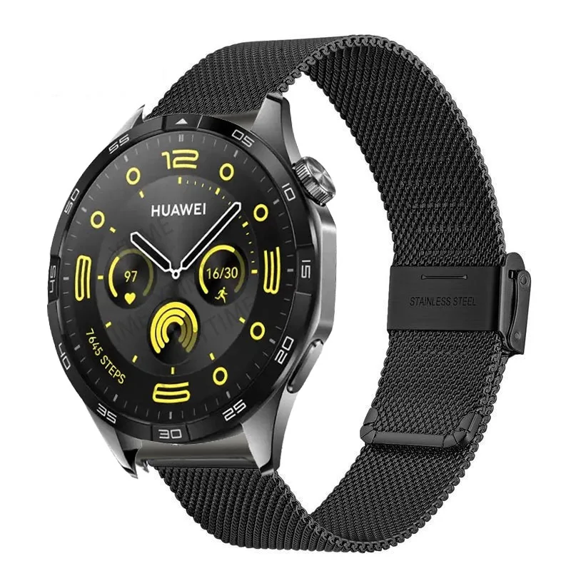 Huawei Watch用ミラネーゼループストラップ,20mm, 22mm,ストラップ,Huawei Watch gt 4 3,gt 4,3,2,46mm用,gt2 pro,18mmバンド