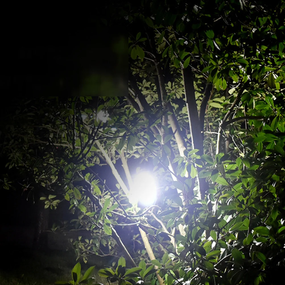 

High Brightness Focusing Flashlight Aluminum Alloy Portable Camping Side Torch Work Light USB Charging Outdoor Lighting
