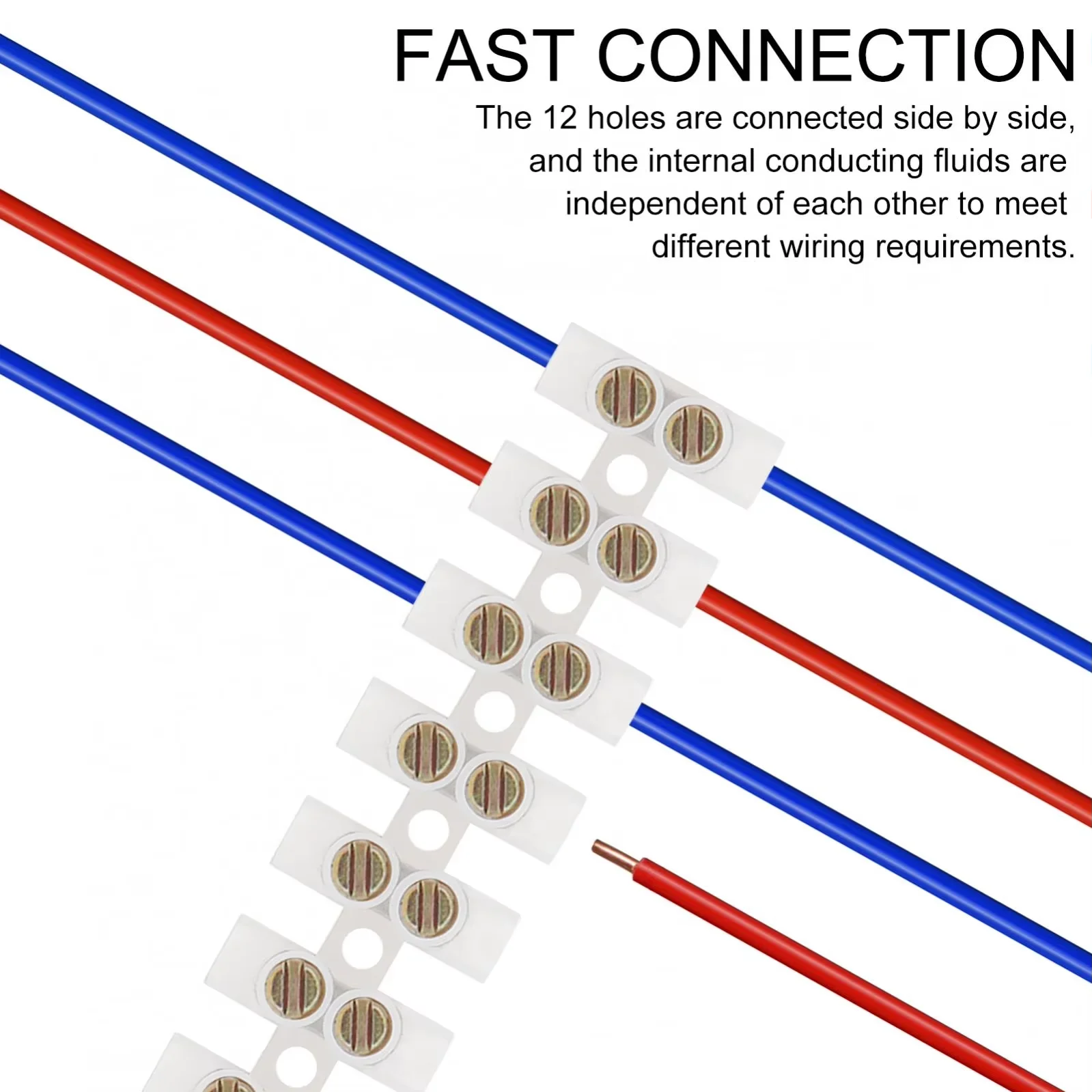 12 موقف البلاستيك محطة كتلة سلك موصل المسمار حاجز كهربائي قطاع X3-0512 X3-1012 X3-2012 X3-3012 X3-6012