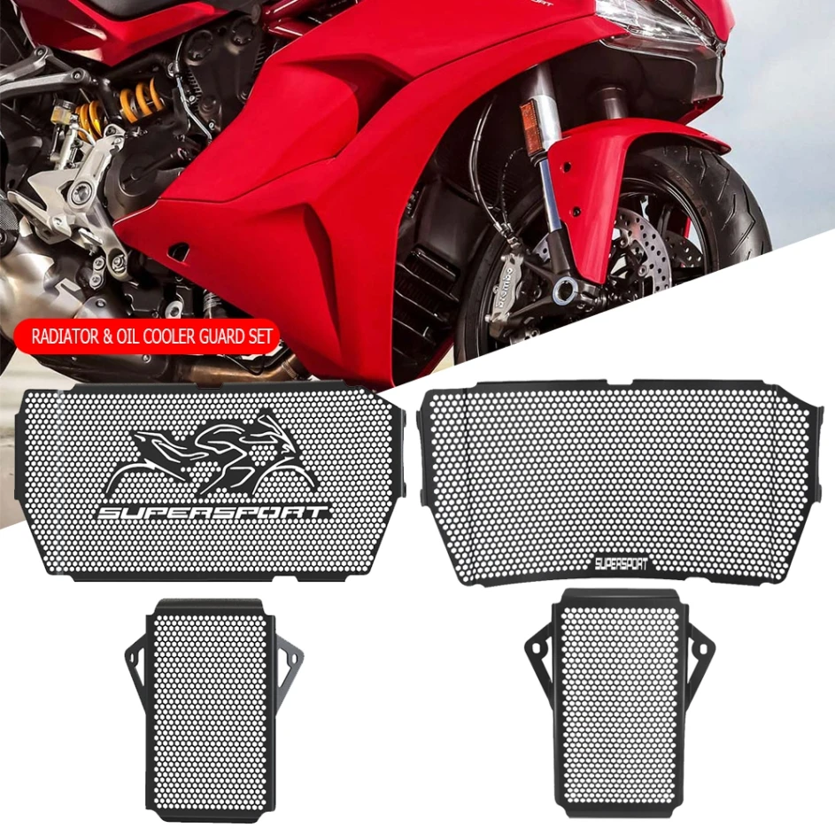 

2024 мотоцикл для DUCATI SuperSport 950/S 2021-2023 Защитная крышка радиатора SUPERSPORT 939/939S Supersport/ S 2017-2021
