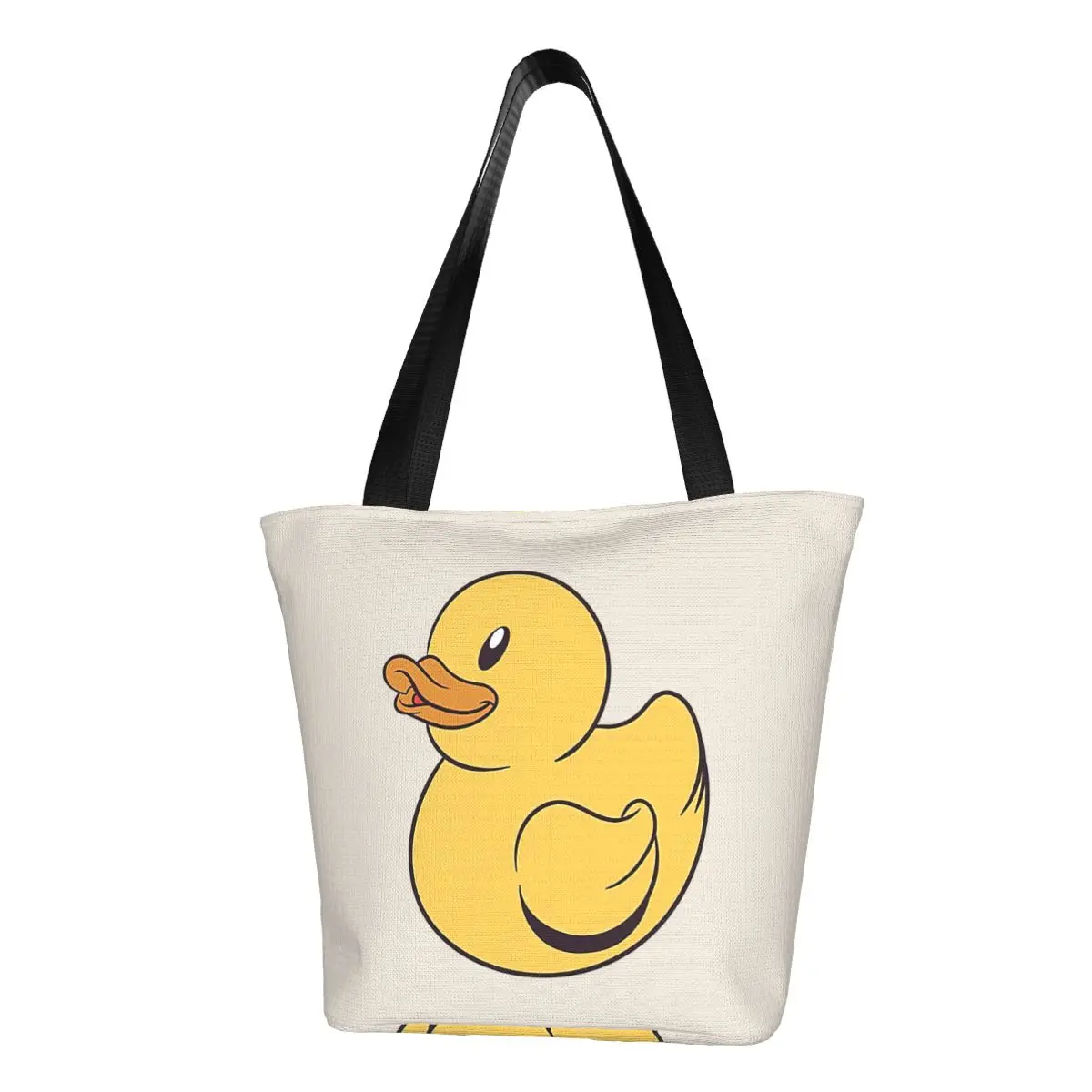 Plain Ole Rubber Duckie Saco De Compras Pano Estético Bolsa Ao Ar Livre Sacos De Moda Feminina