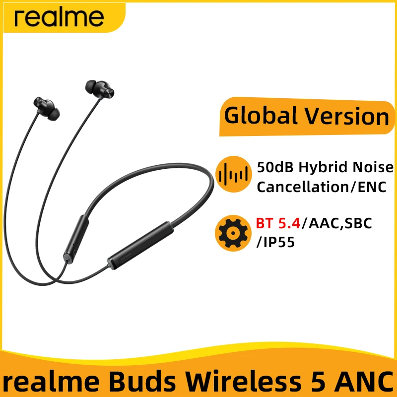 مراجعات حقيقية لسماعات الرأس اللاسلكية realme Buds Wireless 5 ANC: تجربة صوتية متطورة بعزل ضوضاء فائق