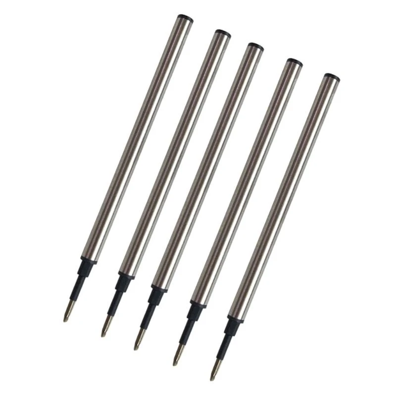 1/5/20Pcs 0.5mm Universal Pen Refills, Smooth to Write Stainless Steel Refills Pen Refills Ballpoint Refills