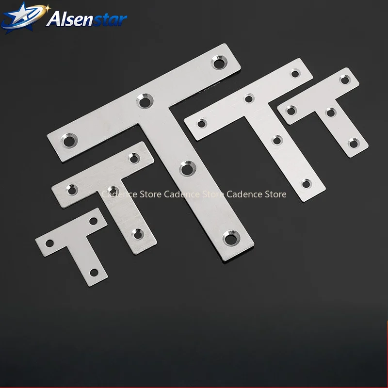 10pcs T-shaped corner code connector, furniture repair fastener, used to stabilize tables, chairs, cabinets