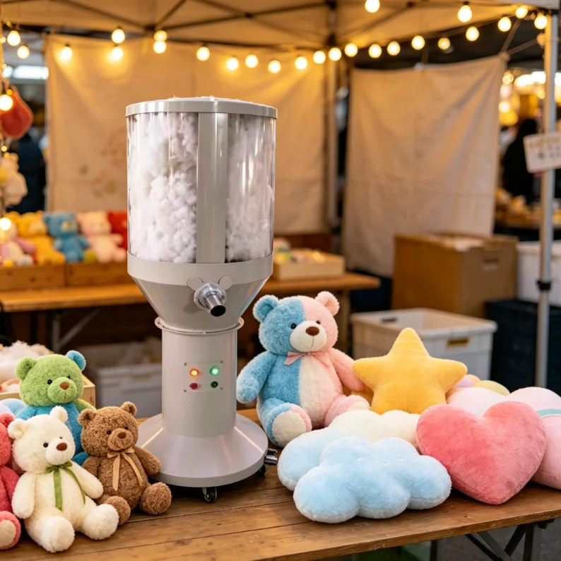 Commercial Plush Toy Stuffing Equipment Hot Selling Automatic Cotton Filling Machine for Indoor Mall Party Custom Wholesale