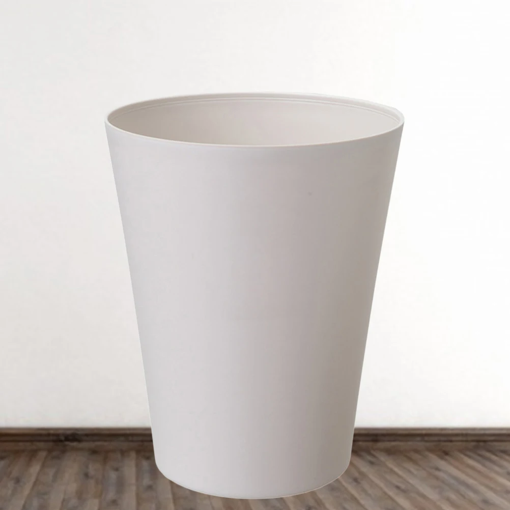 

Round Trash Can Bin Lightweight Garbage For Home Office Plastic Waste Paper Basket Recycling Container Garbage Container