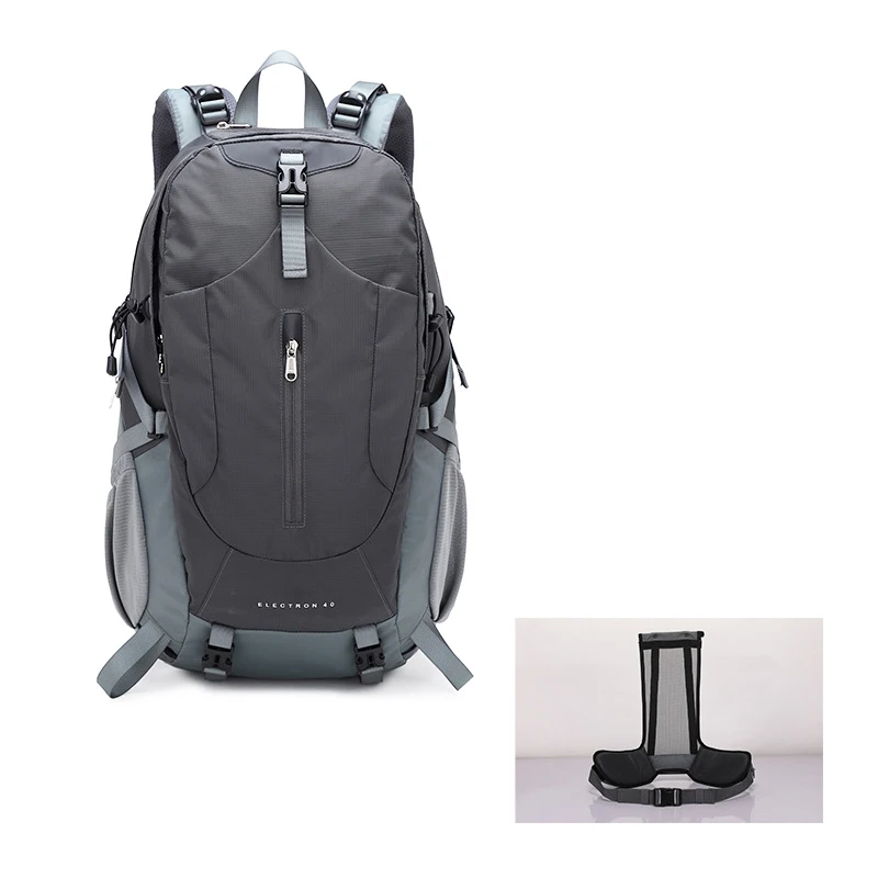 Imagem -03 - Mochila de Caminhada de Grande Capacidade para Homens e Mulheres Mochila de Montanhismo ao ar Livre Mochila Esportiva com Capa de Chuva Bolsa de Viagem 40l