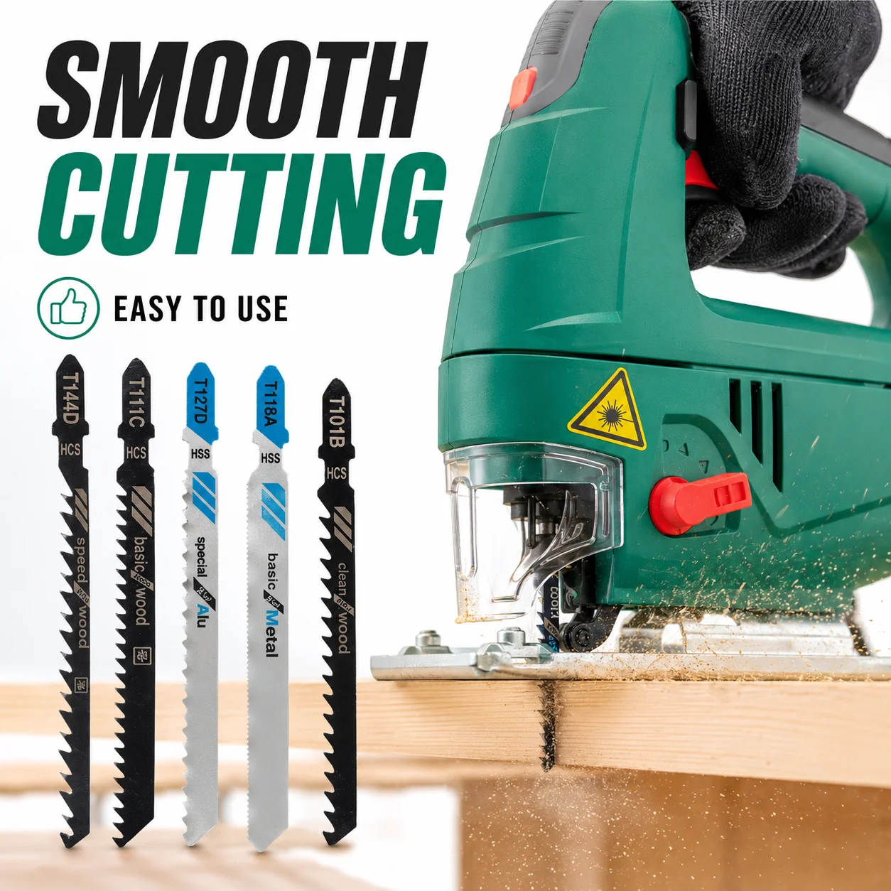 

Curve Straight Saw Blade Set Universal Reciprocating Electric Saw Blades for Wood Aluminum Fine Coarse Teeth Cutting
