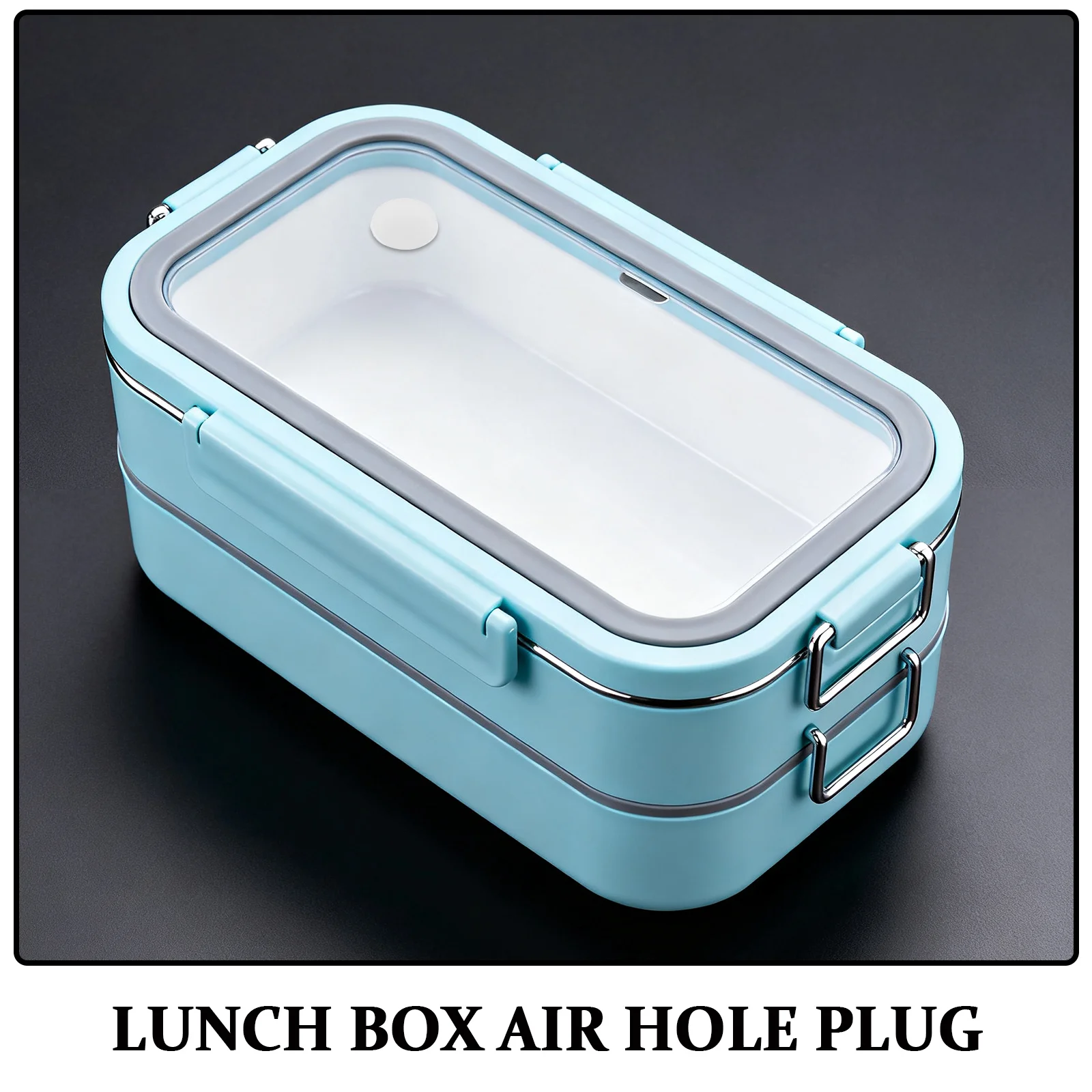 3 قطعة المقابس ختم السيليكون لصناديق الغداء المعزولة مانعة للتسرب قابلة لإعادة الاستخدام بينتو اكسسوارات فتحة التهوية يغطي غطاء حاوية الغذاء #5