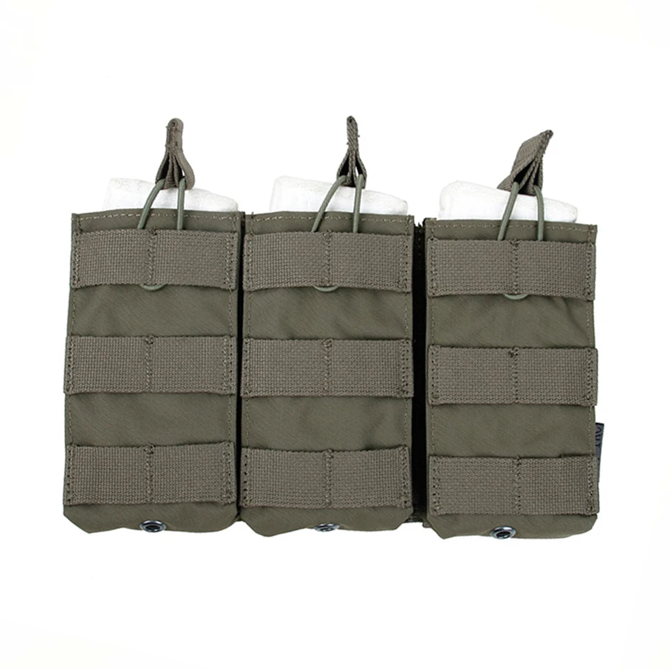 TMC Tactical bag Triple Molle 556 Magazine Pouch Tactical MOLLE Vest Trigeminy Storage Bag easy to use