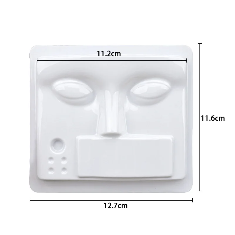 5Pcs Eyelash Extension Mannequin Head Practice Makeup Accessories For Beginner Lash Grafting Teaching Training Tools