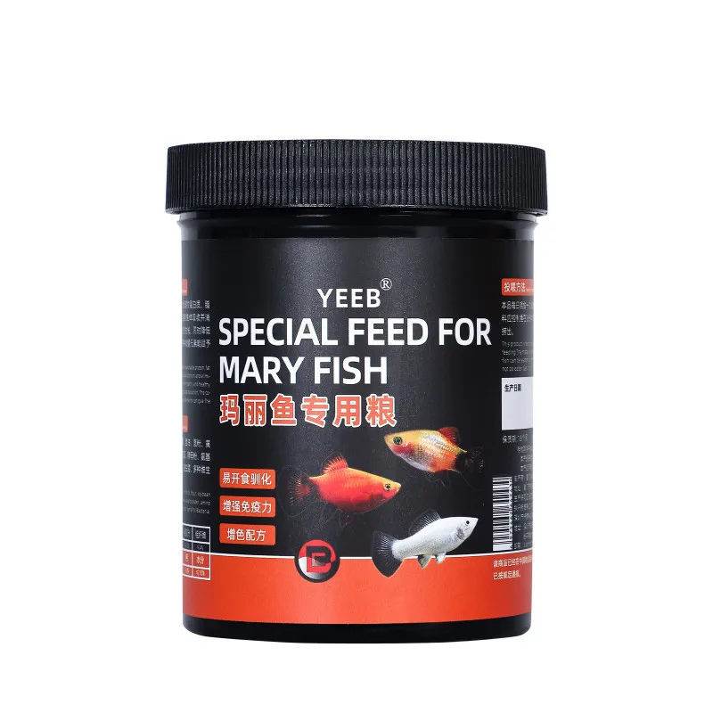 yeeb Special Slow-Sinking Fish Food for Mickey Fish, Molly Fish,Balloon Fish,Moonlight Fish,Guppy - High Nutrition Aquarium Feed view 5