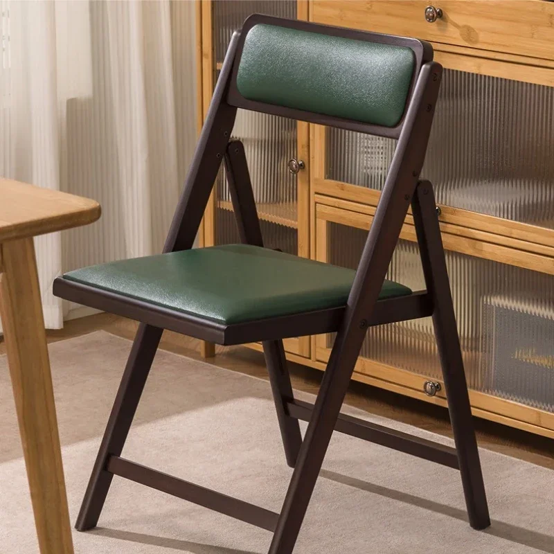 Multifunctional breathable and durable installation-free folding dining chair computer breathable chair rattan chair study chair