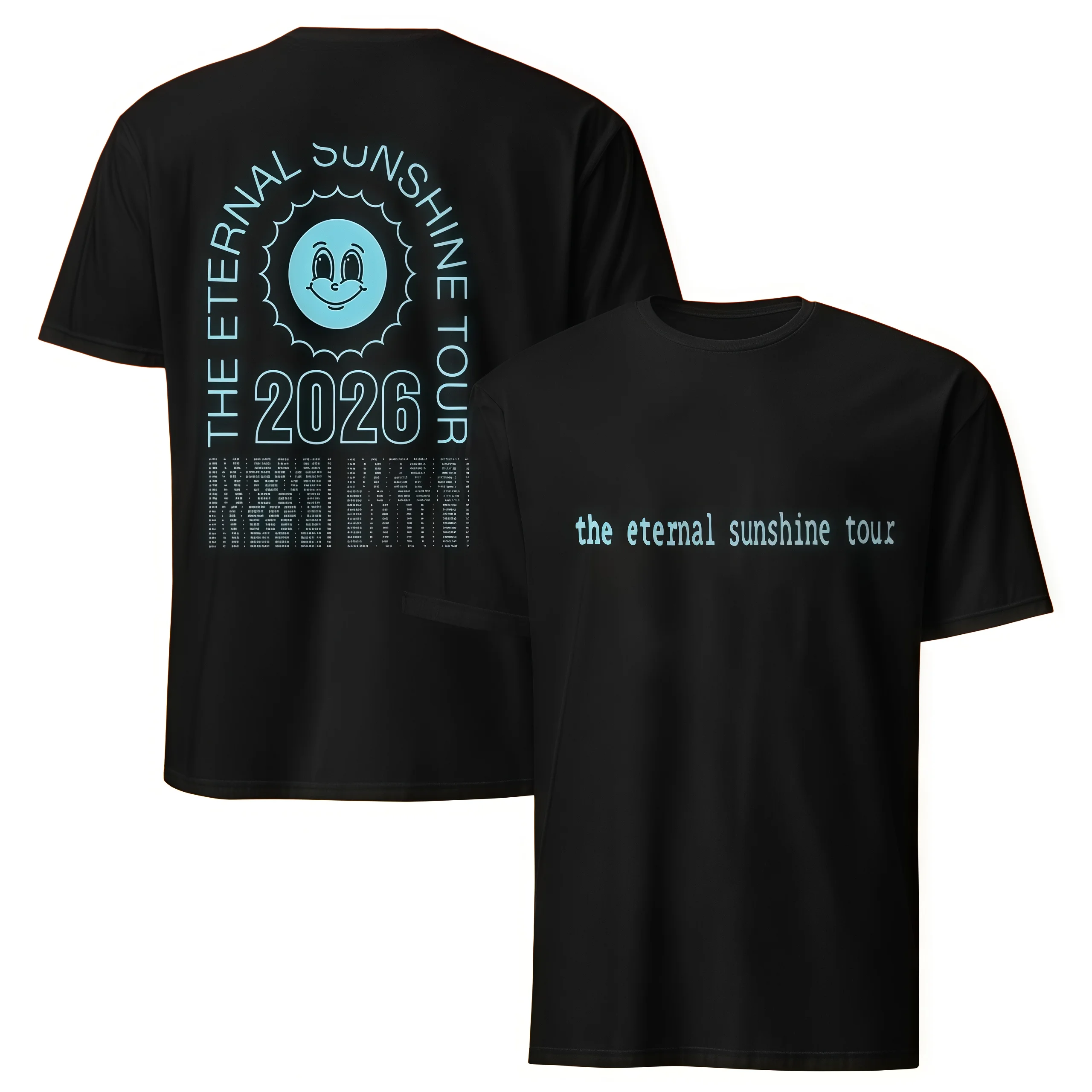 Ariana Grande The Eternal Sunshine Tour 2026 T-shirt 100% cotton High Quality Short Sleeve Streetwear Loose Y2K shirt