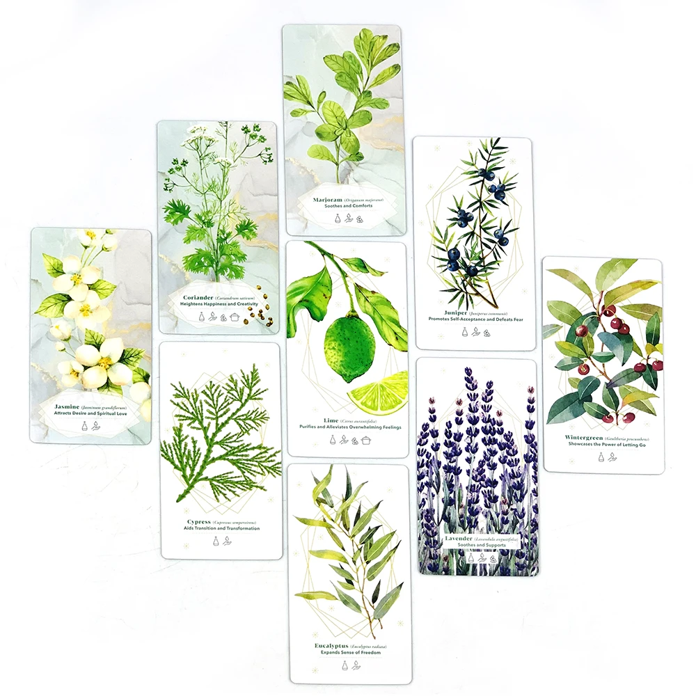 بطاقة أوراكل الأكثر مبيعًا مكونة من 52 بطاقة لتعزيز الجسم والعقل والروح لعبة بطاقات مثالية لعبة الحفلات للعائلة والأصدقاء #5