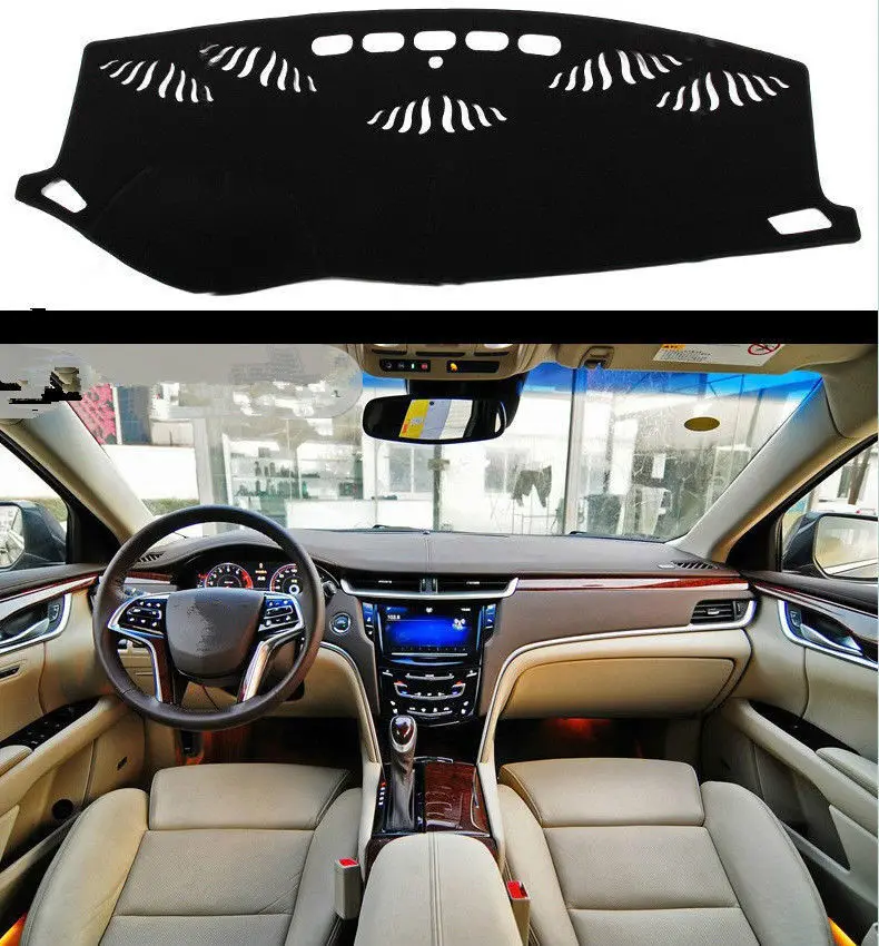 

For Cadillac XTS Black Dashmat Dashboard Mat Dash Cover Sun Visor Pad Car accessories interior