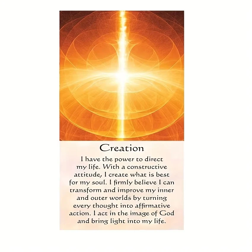 Healing Energy Oracle Cards A 54 Tarot English Visions Divination