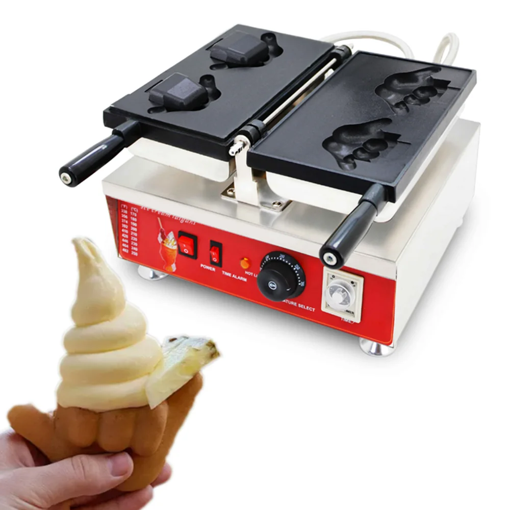 

new product fist waffle machine finger waffle cone machine taiyaki ice cream cone maker