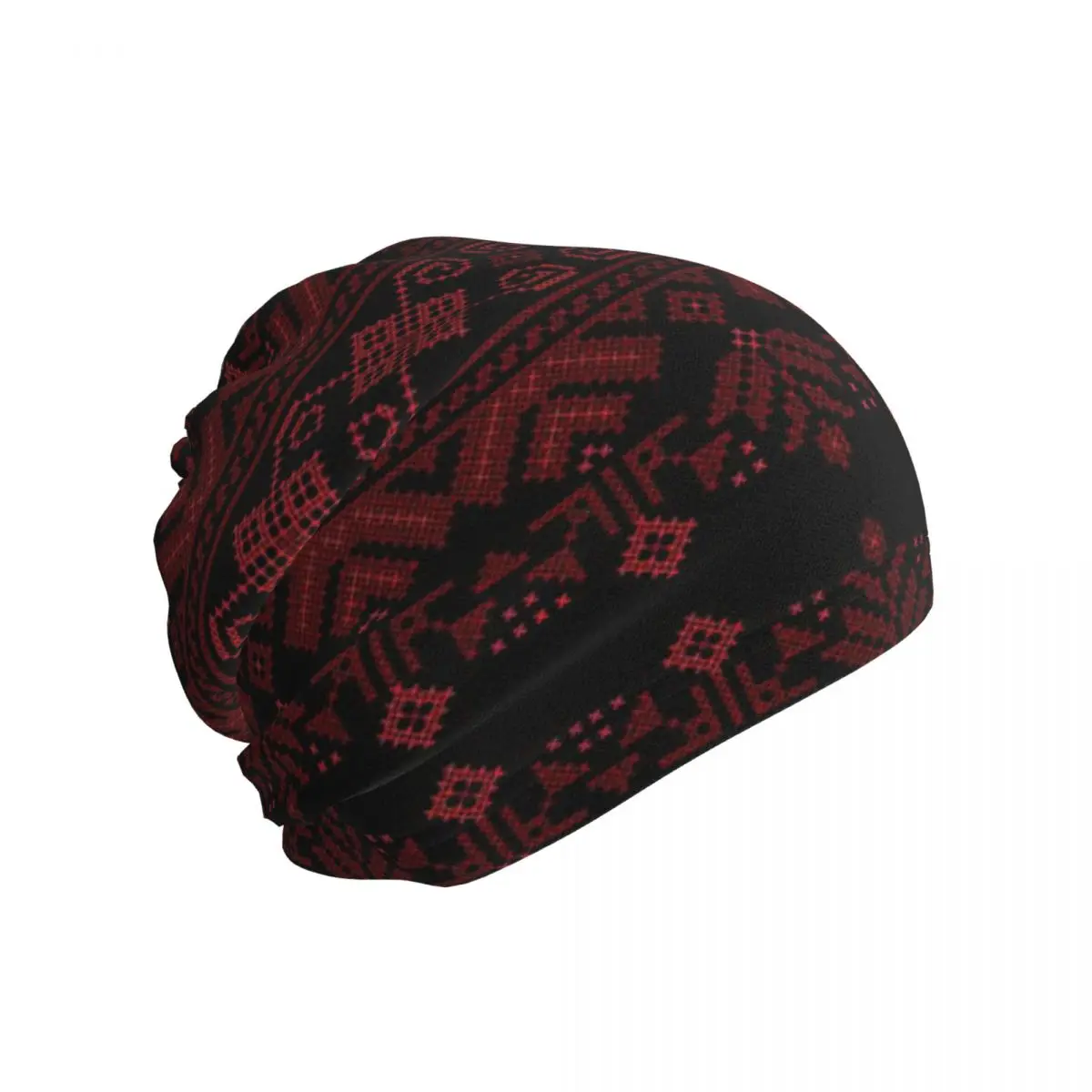 Palestinian Jordanian Traditional Realistic Embroidery Tatreez Bandana Neck Cover Printed Wrap Scarf Hiking Fishing Headwear