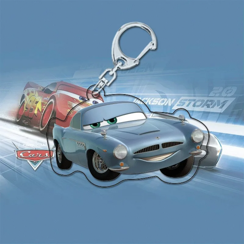 Lightning McQueen Cars anime peripheral cartoon acrylic keychain two-dimensional pendant cute bag gift accessories wholesale