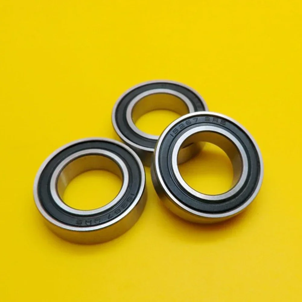 Ball Bearings Bike Bicycle Bottom Bracket Hub Ceramics Ball Bearings 15267 2RS 15x26x7mm Easy to Install and Use