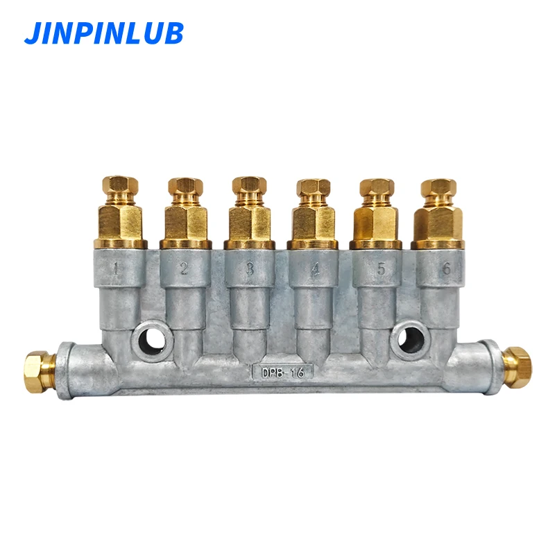 

JINPINLUB DPB16 Распределитель смазочного масла с точным положительным смещением для электрических смазочных насосов