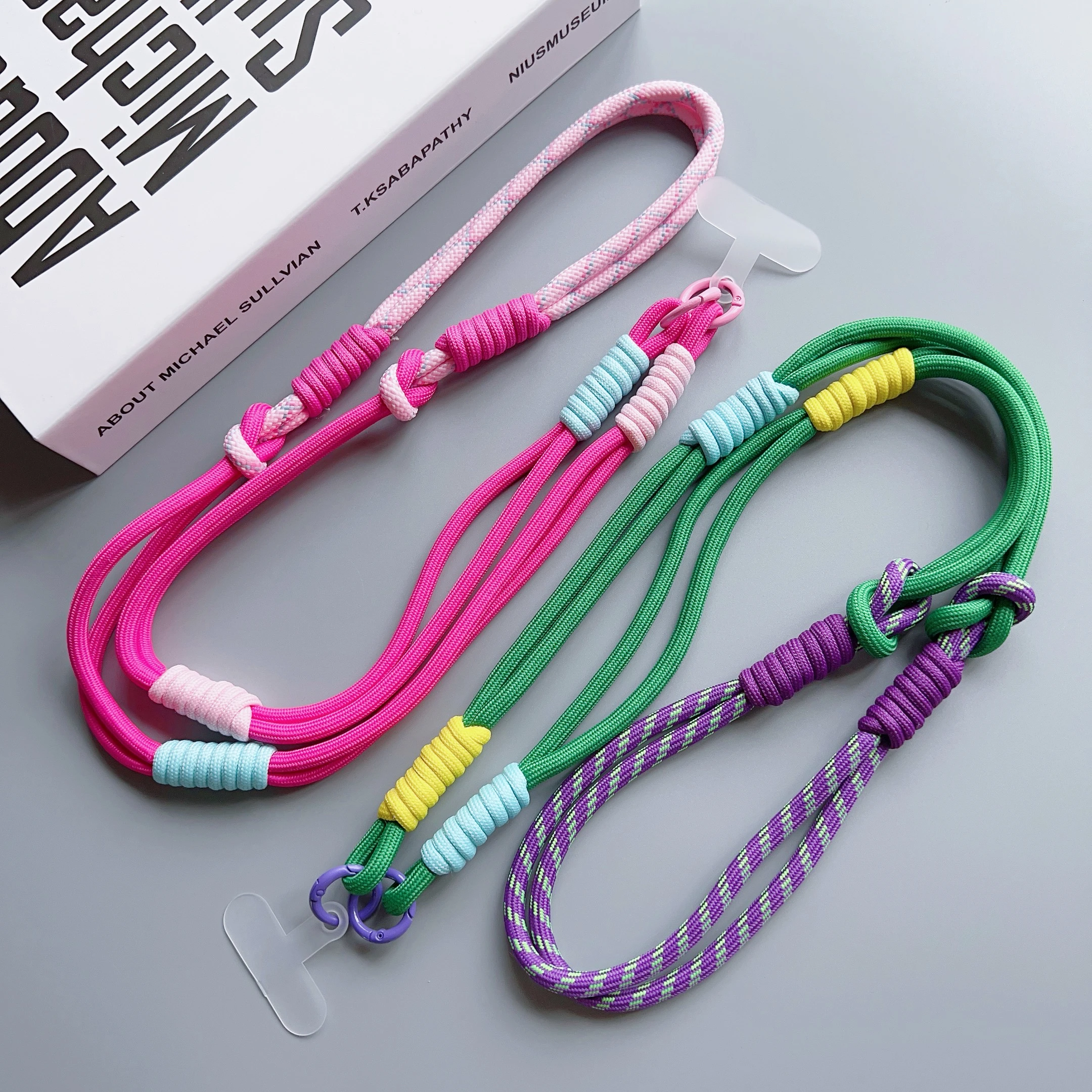 Phone Lanyard Detachable Adjustable Necklace Lanyard For Mobile Phone Crossbody Neck Clip Snap Hanging Cord Rope