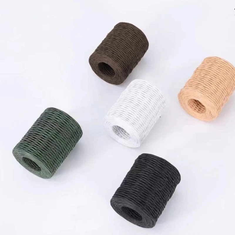  Paper Wire DIY Paper String Paper Cord Iron Wire Binding Wire Rustics Flower Arrangement Tools Perfect for Gift Wrapping