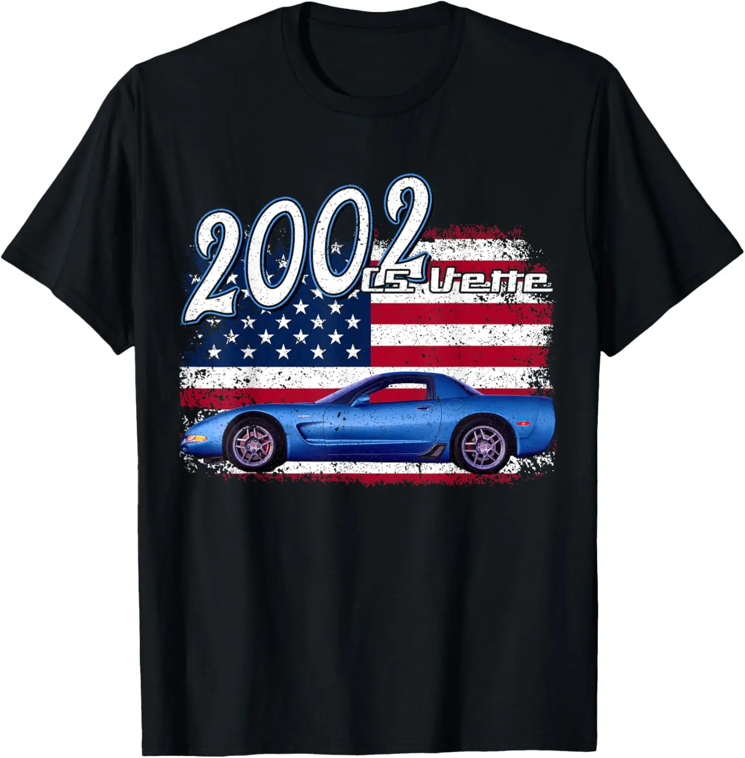 2002 C5 Z06 Vette StingRay Blue Supercar Sports car T-Shirt