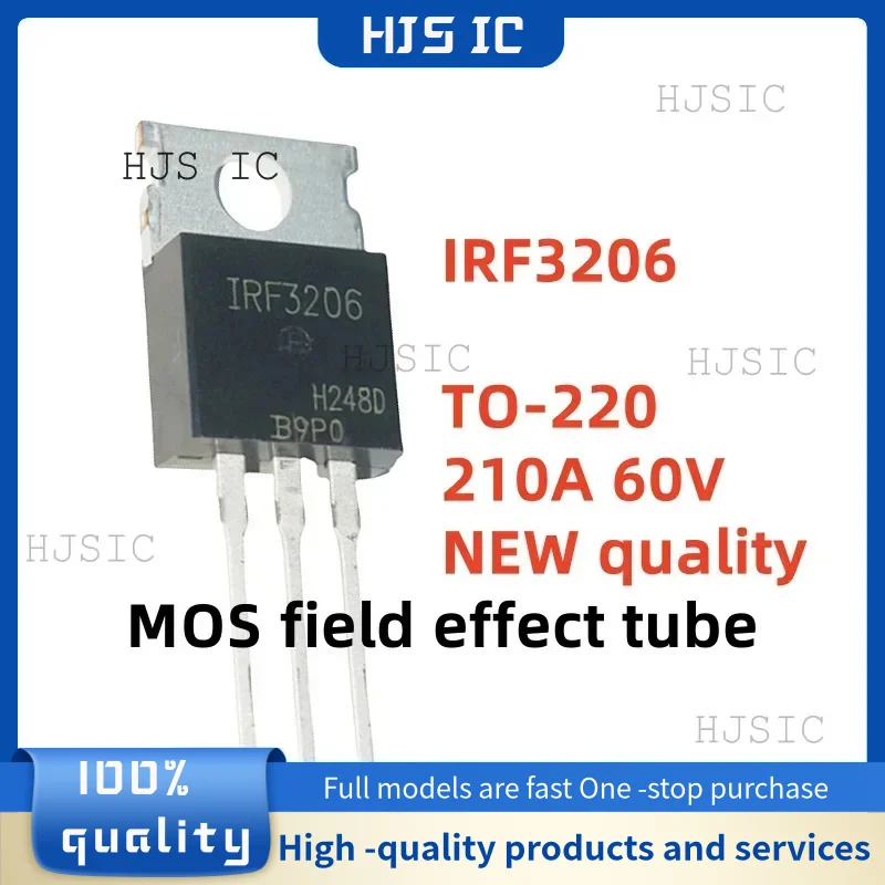 10 PEÇAS 100% NOVO IRFB3206 TO-220 FB3206 TO220 IRFB3206PBF IRF3206 MOS 210A 60V Transistor de Efeito de Campo Em Estoque